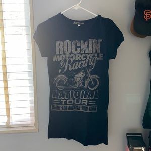 Bejeweled- rockin motorcycle racing national tour tee